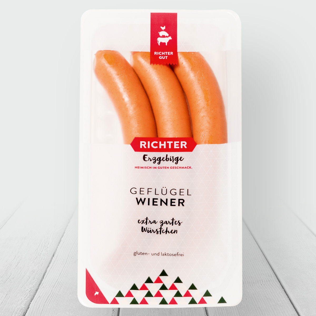 Geflügel Wiener in Verpackung